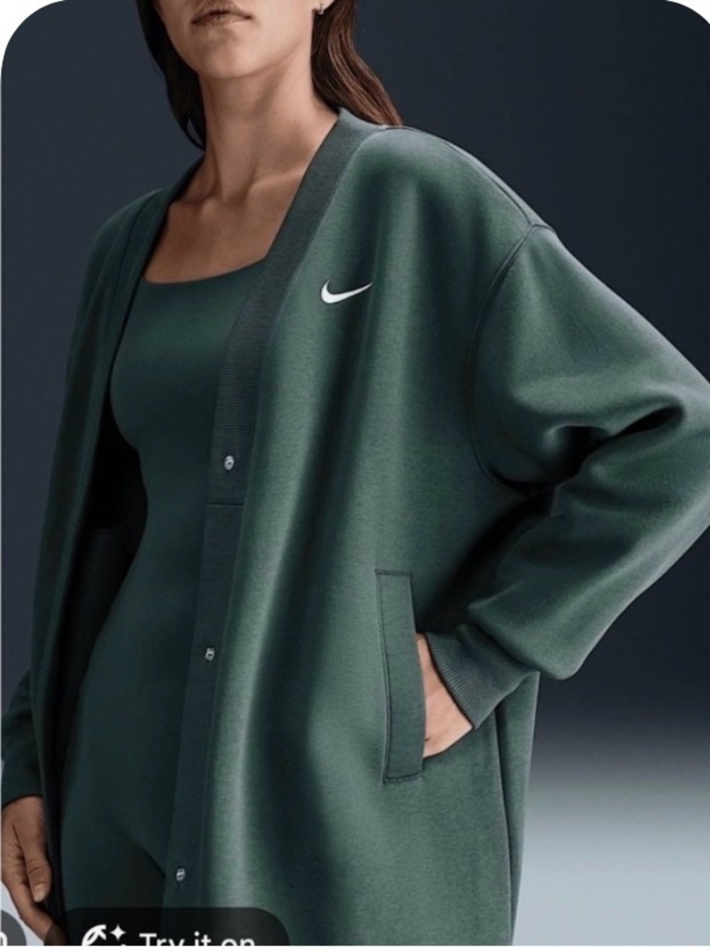 Nike Sportswear Phoenix Fleece Oversize
Longline Cardigan M